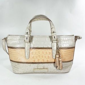 BRAHMIN | Mini Asher Rose Leather Bag NWOT